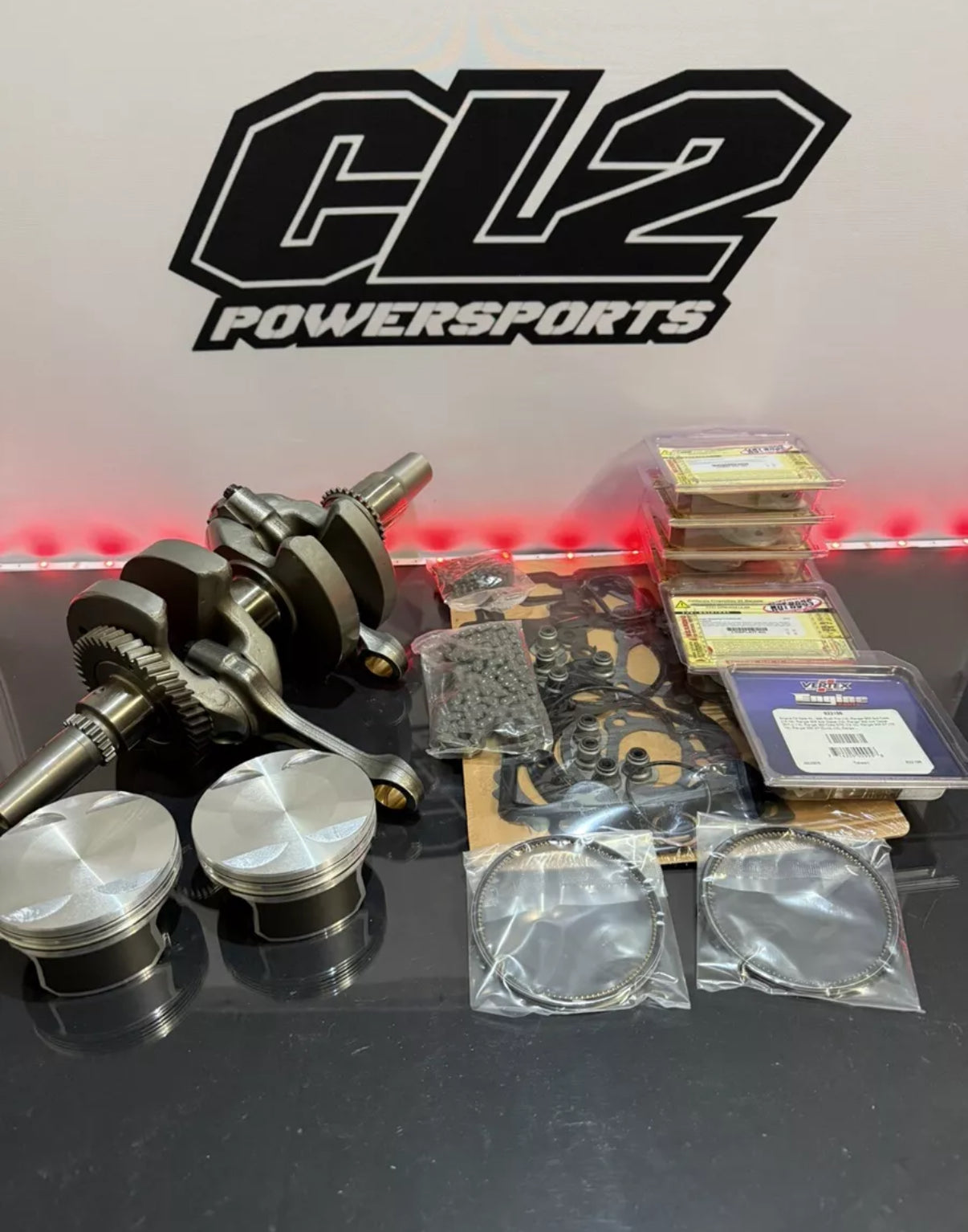 2017-2022 Polaris Ranger RGR 1000 XP Engine Rebuild Kit - Crankshaft Pistons