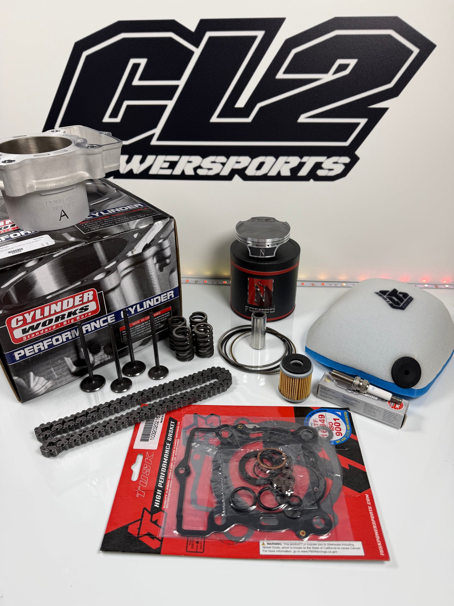 2019-2022 KTM Husqvarna GasGas 250F Top End Rebuild Kit - Cylinder Piston Valves