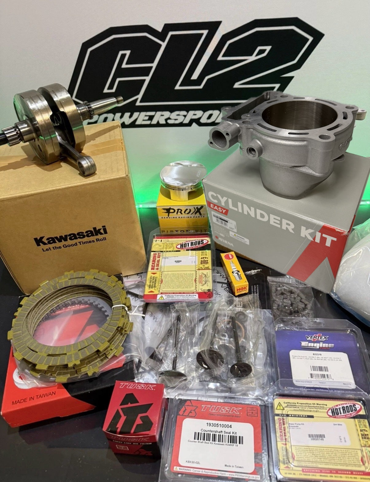 2016 Kawasaki KX 450 Complete Engine Motor Rebuild Kit KX450F KX 450F