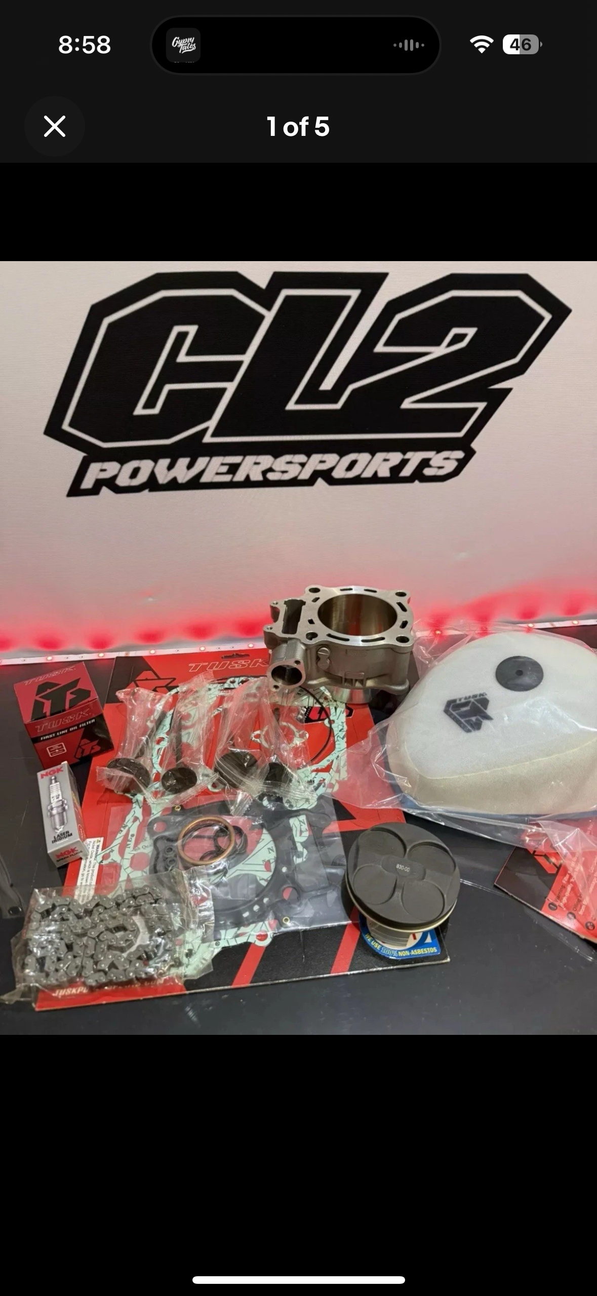 2005-2017 Honda CRF450X CRF 450X Top End Rebuild Kit- Cylinder / Piston / Valves