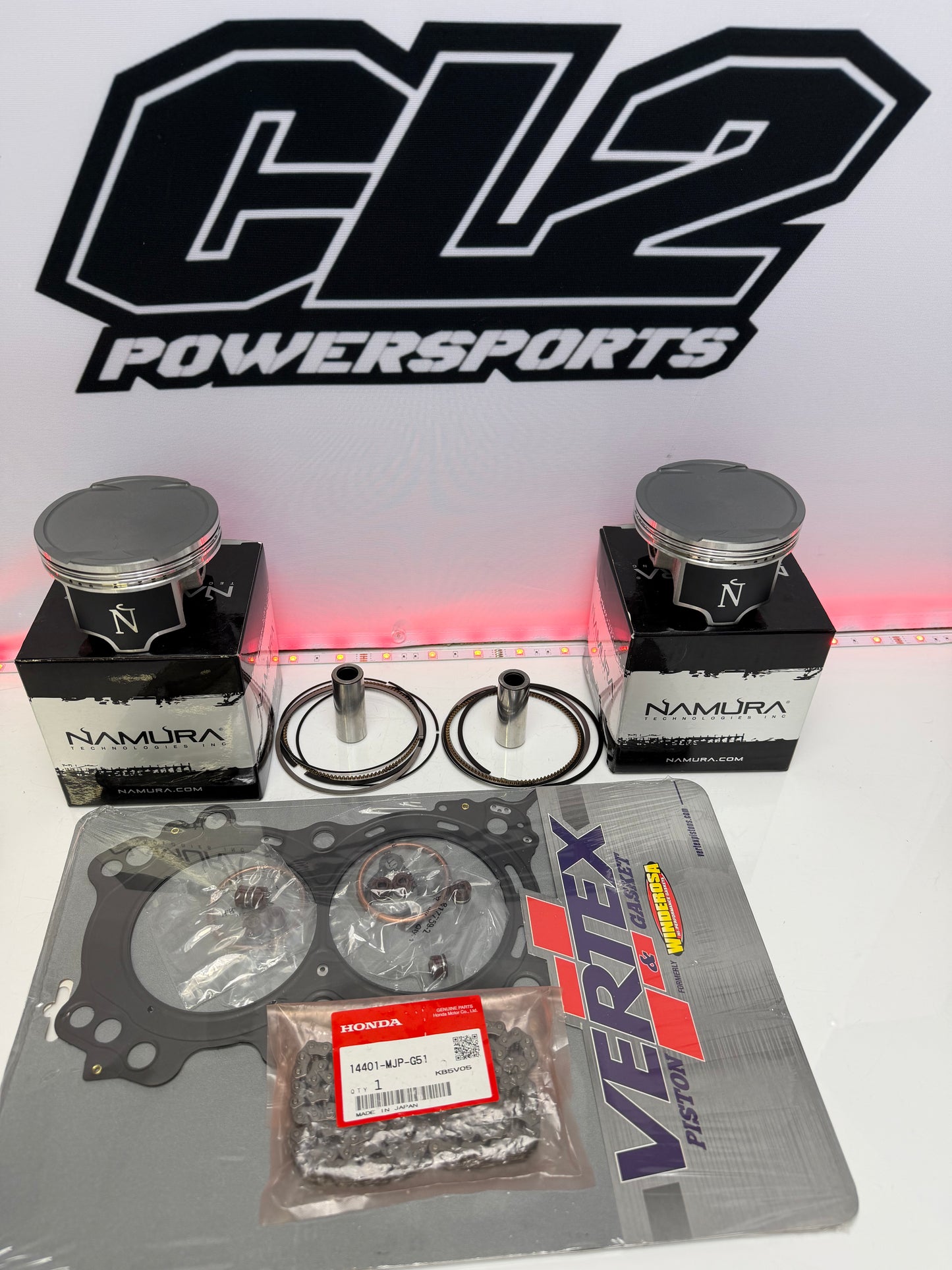 2019-2022 Honda Talon 1000 Top End Rebuild Kit - Pistons / Chain / Gaskets