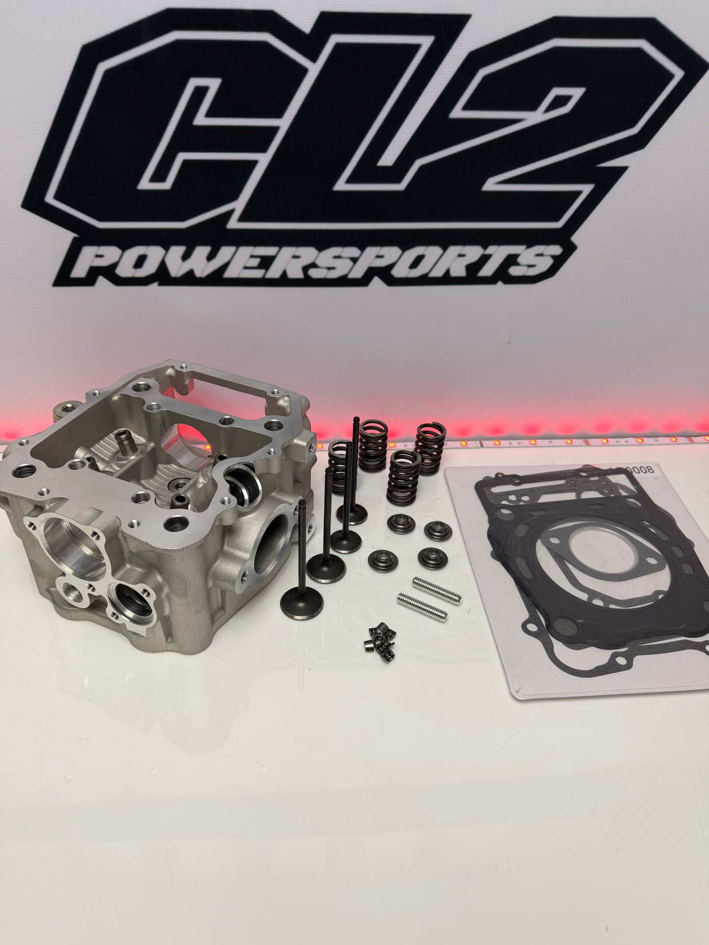 Polaris Scrambler 500 Rebuild Kit 1997-2013 - Cylinder Head With Valves