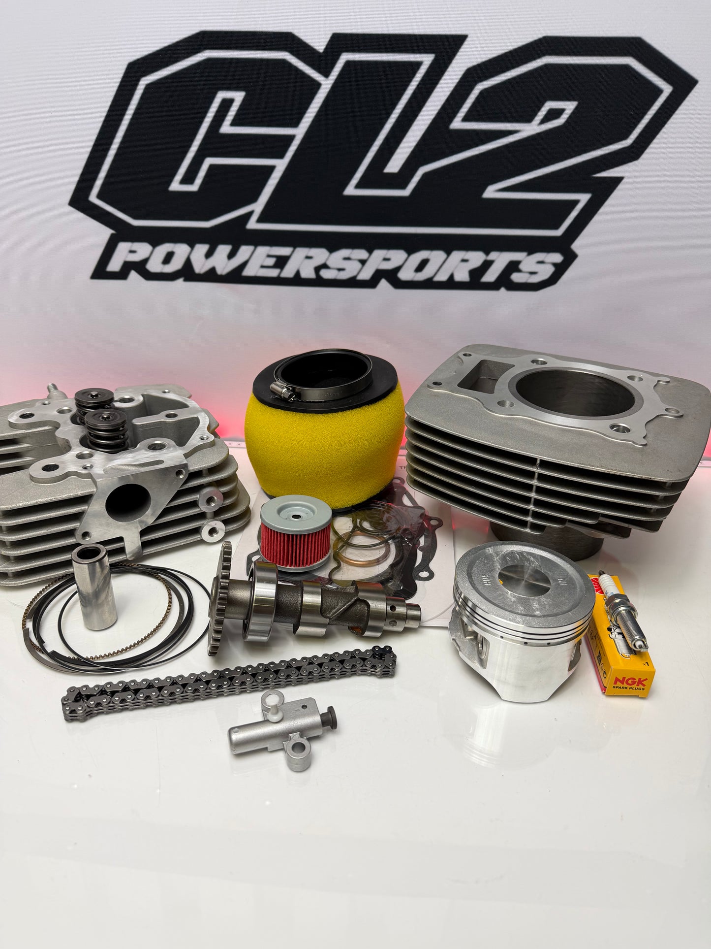 Honda Rancher 350 Top End Rebuild Kit - Piston / Cylinder / Valves / Head / Cam
