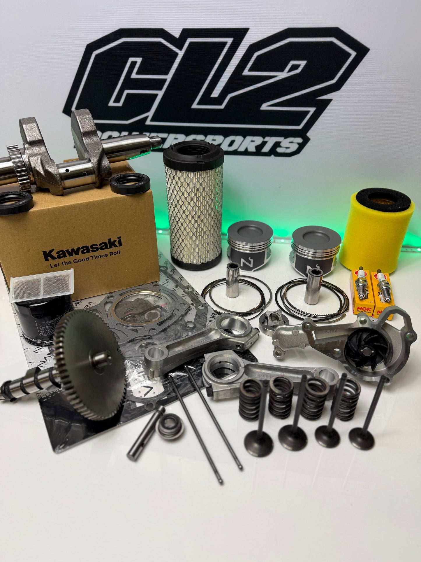 Kawasaki Mule KAF620 Complete Engine Motor Rebuild Kit 3000 3010 3020 4000 4010