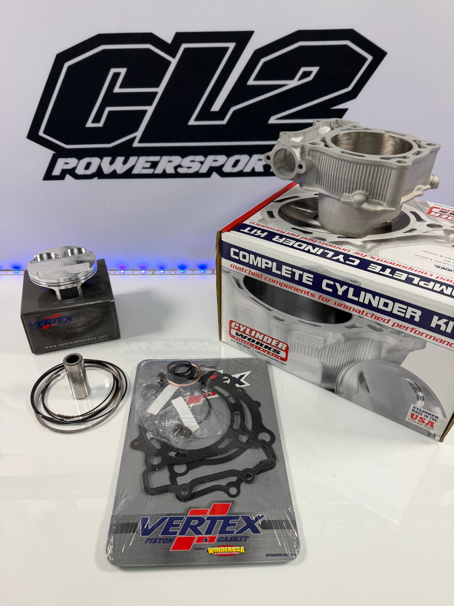 2016-2018 Yamaha YZ250F 250FX WR250F Rebuild Kit- Piston Cylinder Gaskets - BIG BORE 270cc