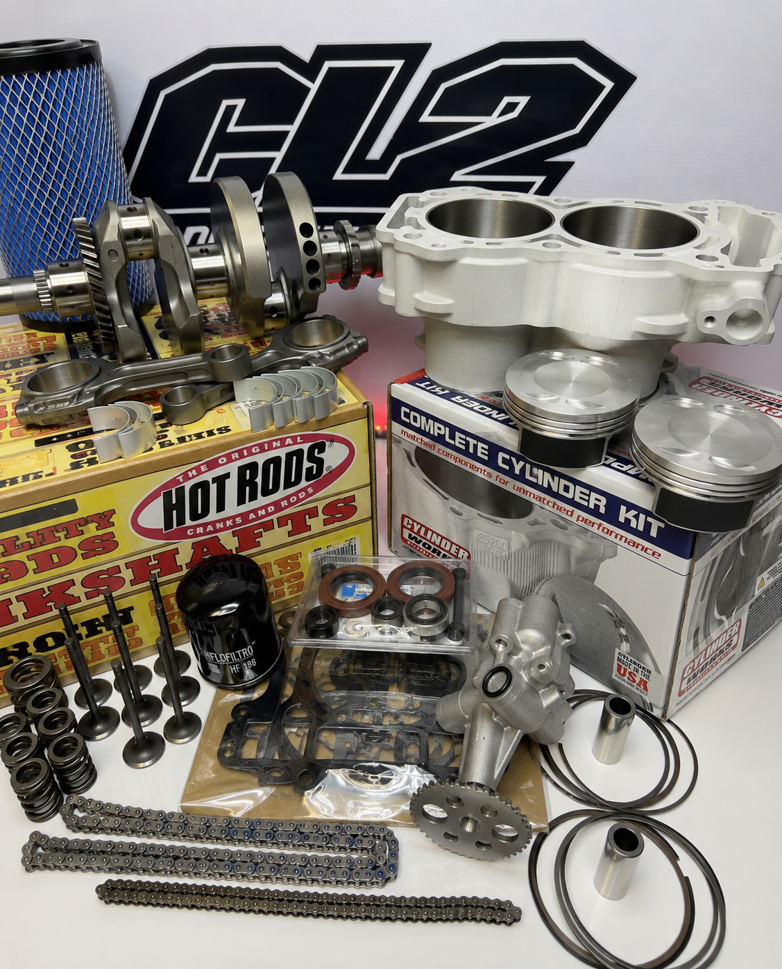 2017-2025 Polaris General 1000 XP Complete Engine Motor Rebuild Kit - BIG BORE 1100cc