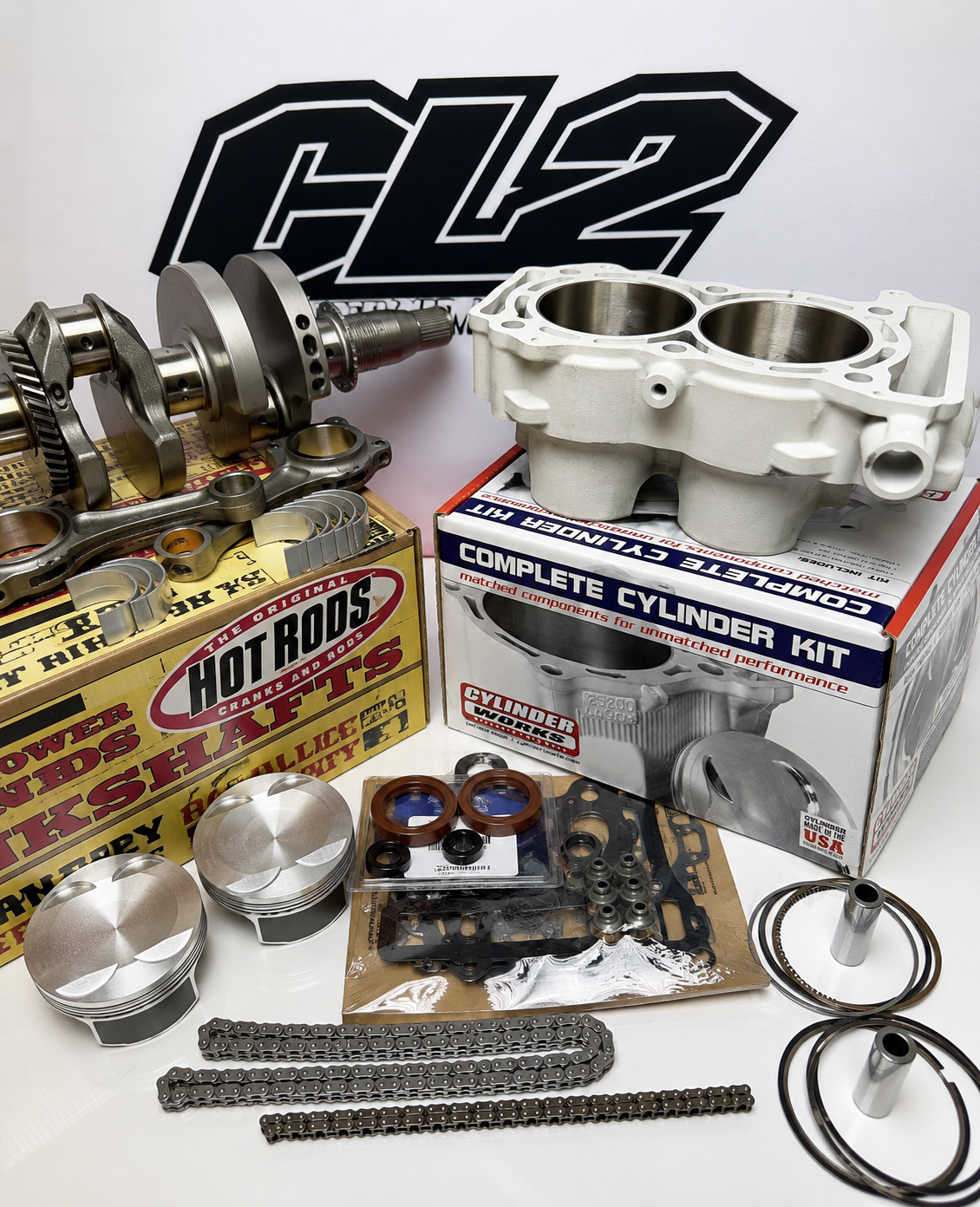 2014-2018 Polaris RZR 1000 XP, RZR 4 Engine Rebuild Kit - Crankshaft Piston Cylinder - BIG BORE 1100cc