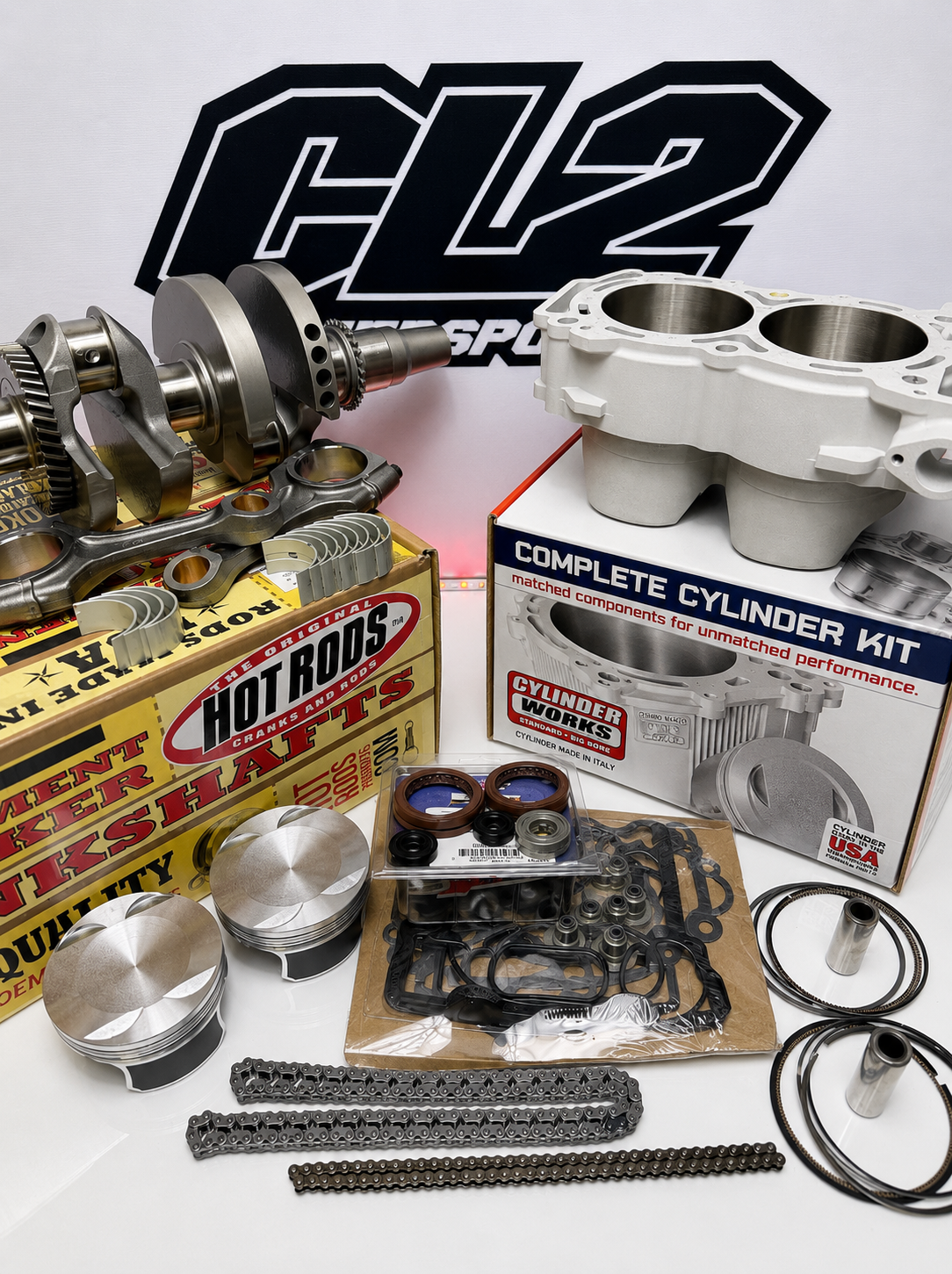 2017-2023 Polaris RZR 1000 XP, RZR 4 Engine Rebuild Kit - Crankshaft Piston Cylinder - BIG BORE 1100cc