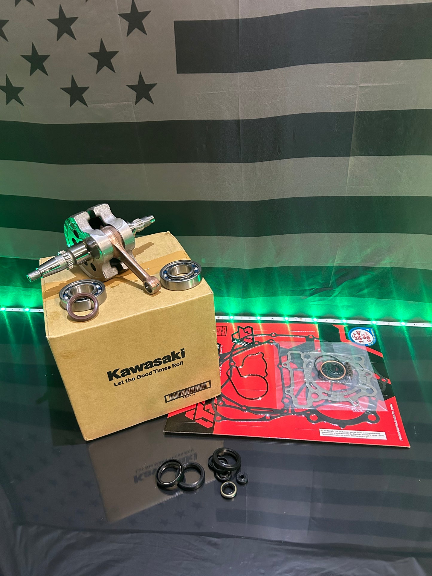 21-23 Kawasaki KX250 Bottom End Rebuild Kit KX 250F KX250F