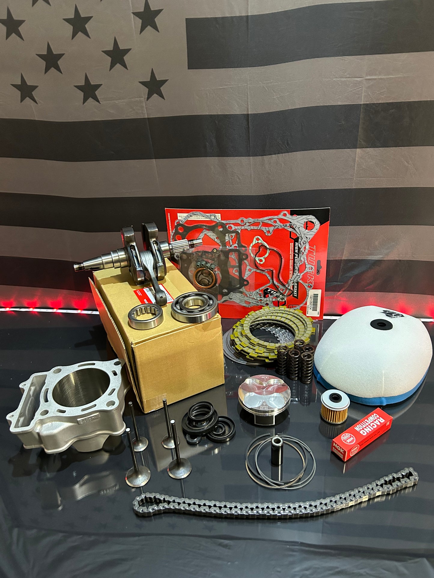 2018-2019 Honda CRF250R Complete Engine Motor Rebuild Kit CRF 250R 250X