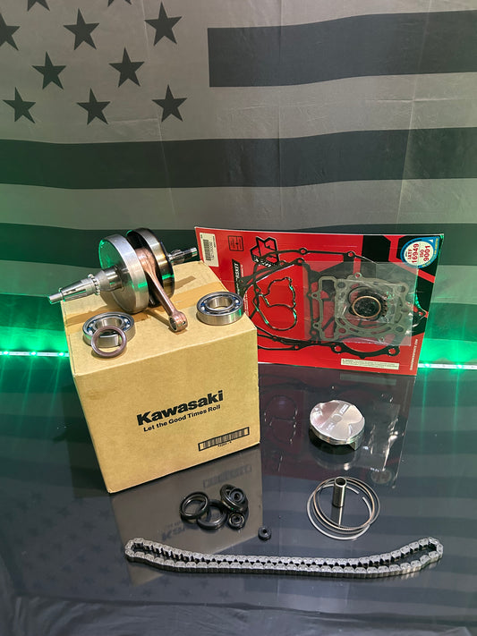 2017-2019 Kawasaki KX250F Engine Motor Rebuild Kit - Crankshaft Piston Gaskets Bearing
