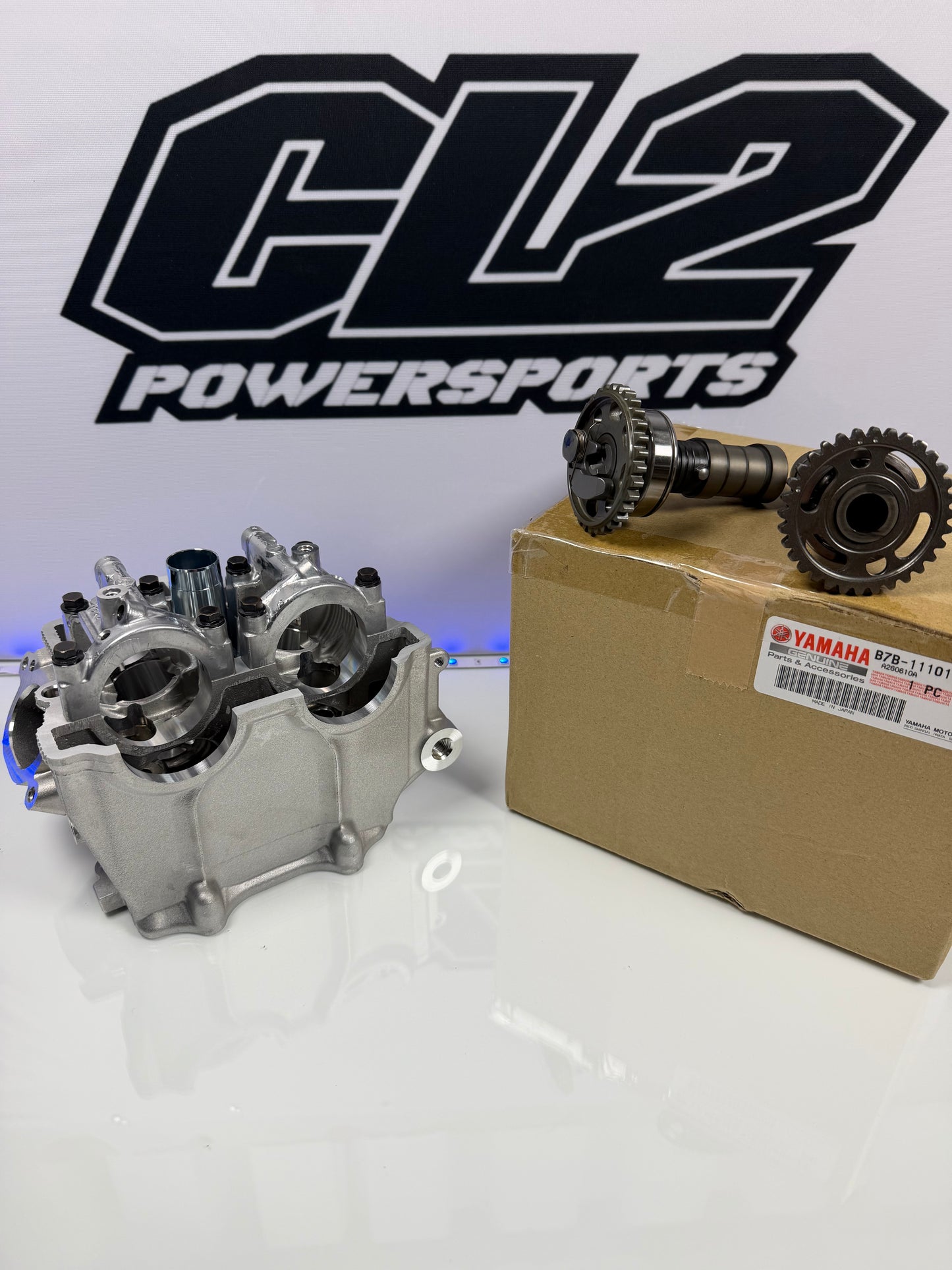 2021-2026 Yamaha YZ250F FX W - OEM Cylinder Head with Intake & Exhaust Camshafts