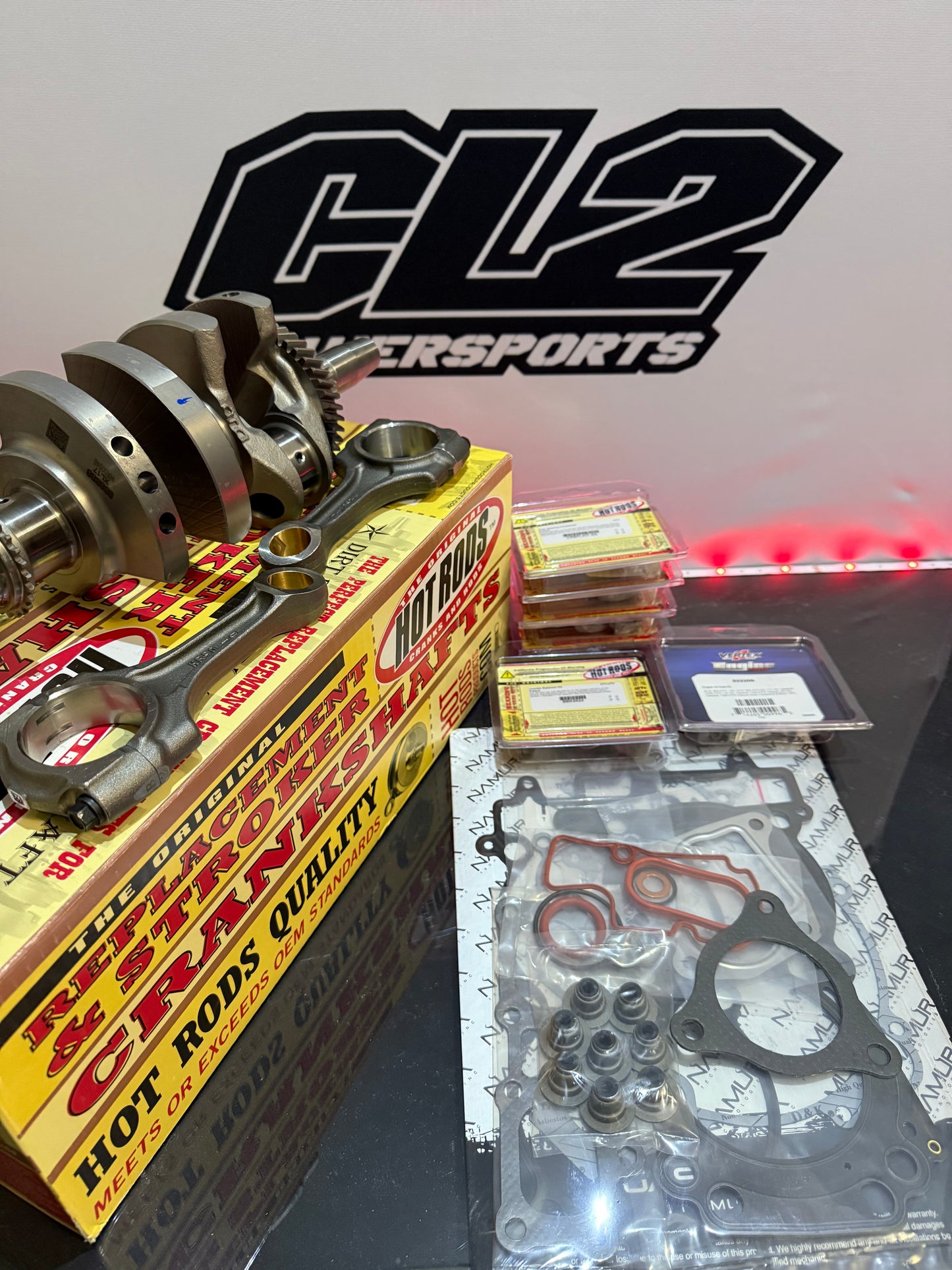 2016-2024 Polaris RZR Turbo S, R, Pro XP Bottom End Rebuild Kit- Crankshaft Bearings