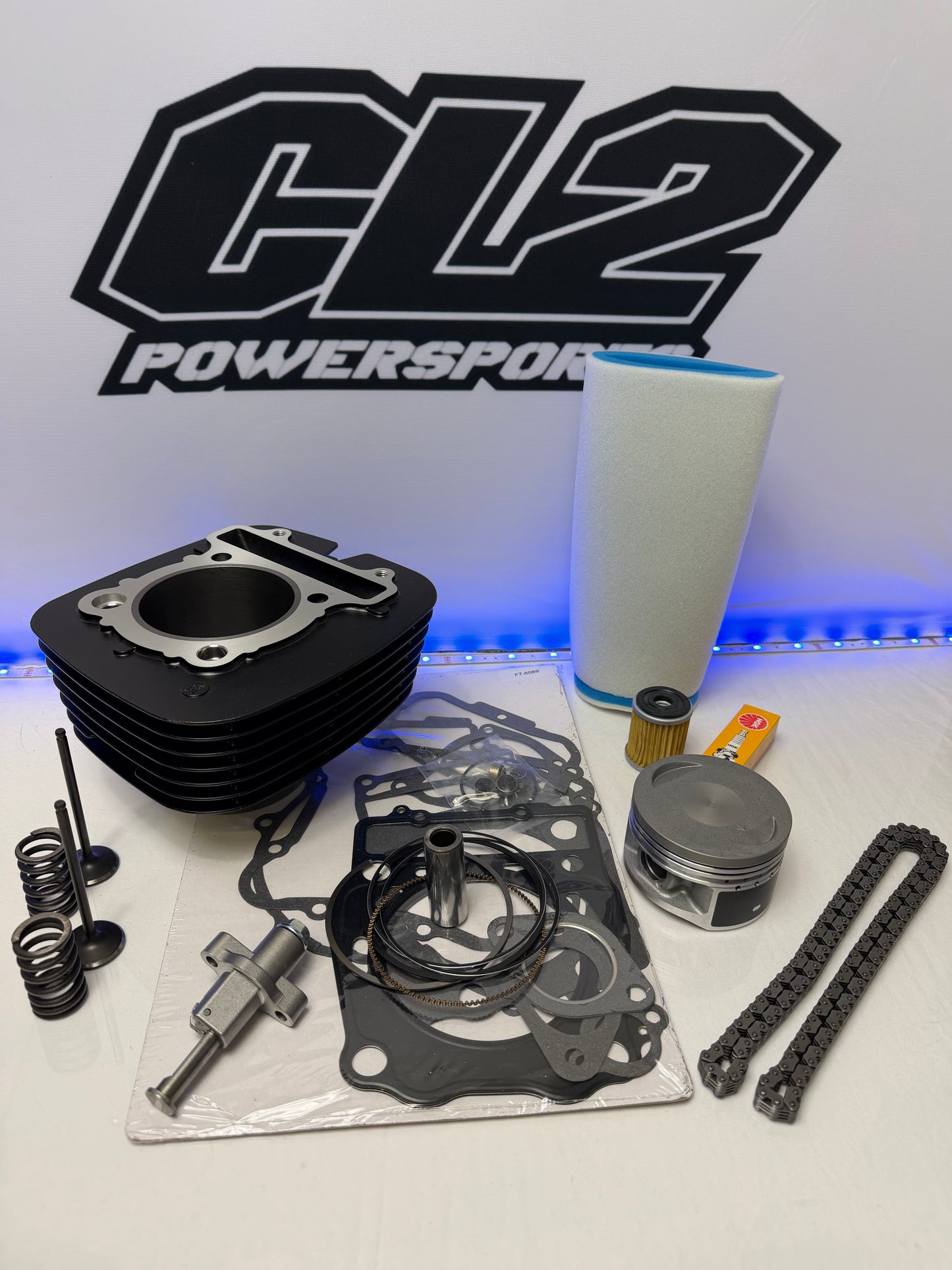 Yamaha Warrior & Wolverine 350 Top End Rebuild Kit - Cylinder Piston Valves