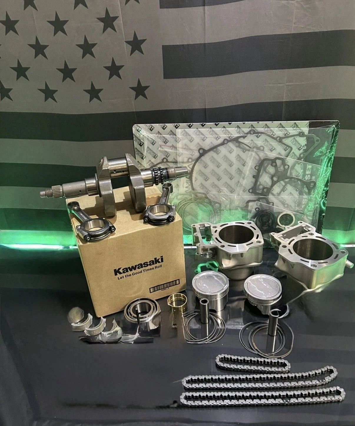 Kawasaki Teryx LE 4 800 Engine Rebuild Kit 2014-2025 Crankshaft, Pistons, Cylinders