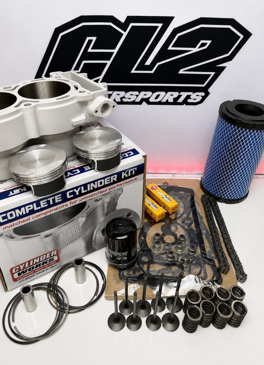 2017-2025 Polaris General 1000 XP Top End Rebuild Kit- Cylinder Pistons Valves - BIG BORE 1100cc