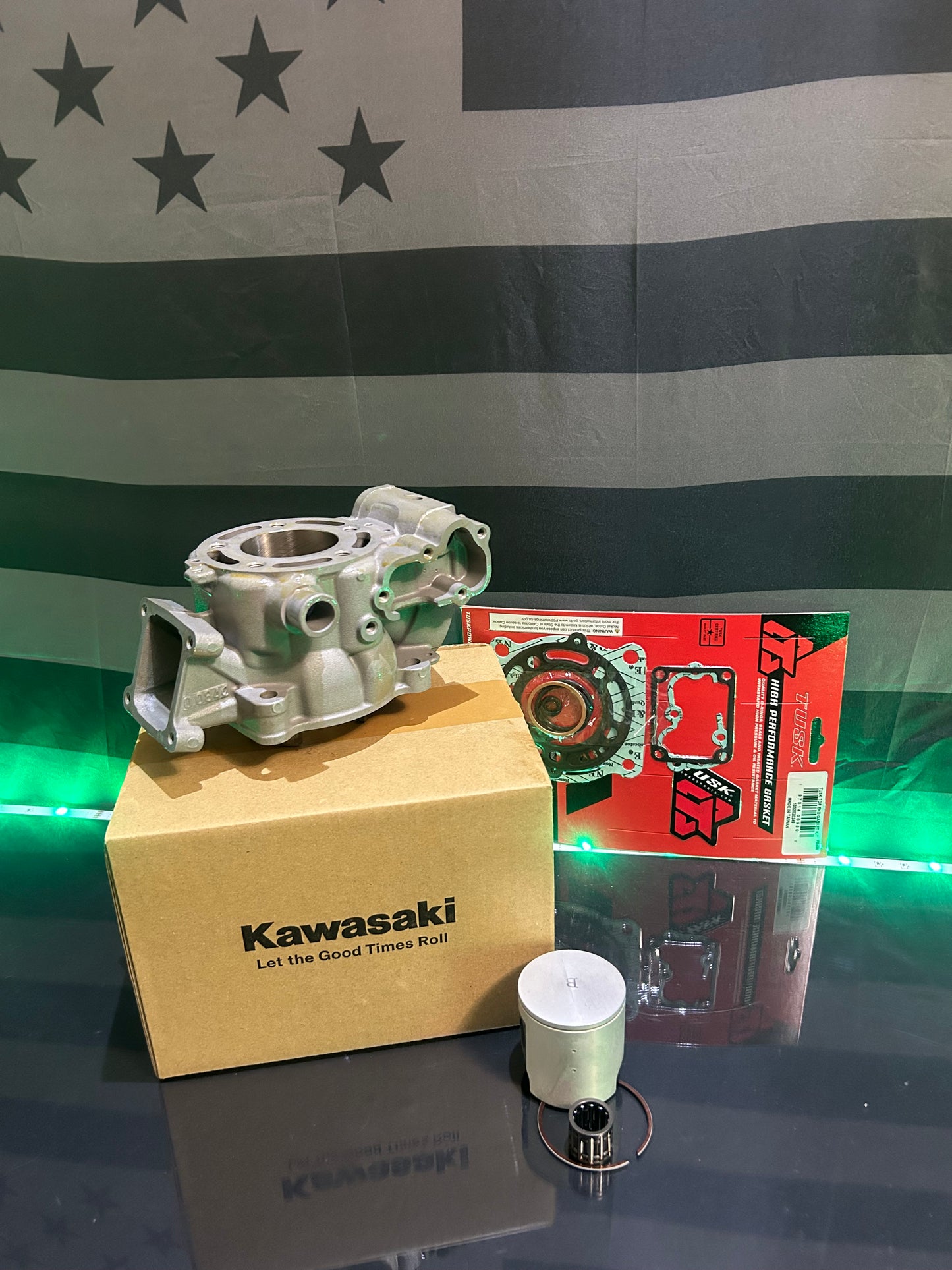 14-21 Kawasaki KX 85 Top End Rebuild Kit- Cylinder, Piston, Gaskets