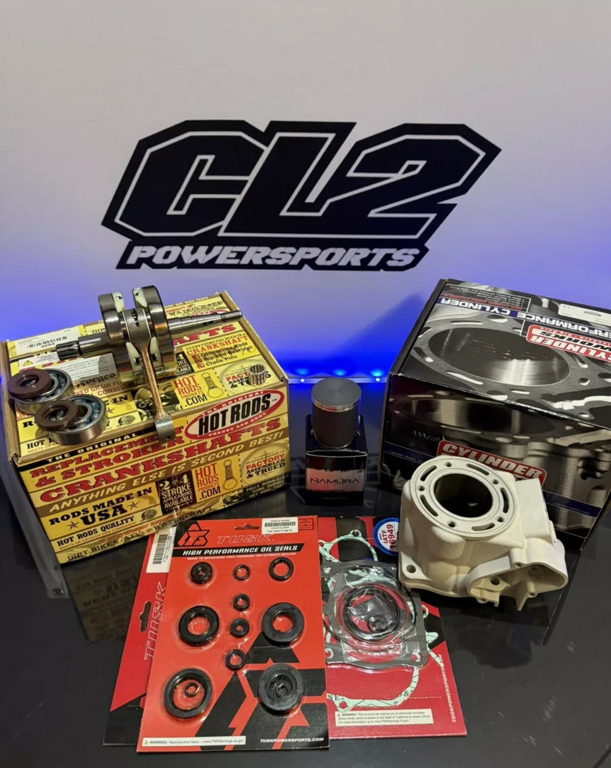 2005-2021 Yamaha YZ 125 Engine Motor Rebuild Kit - Crankshaft Cylinder Piston