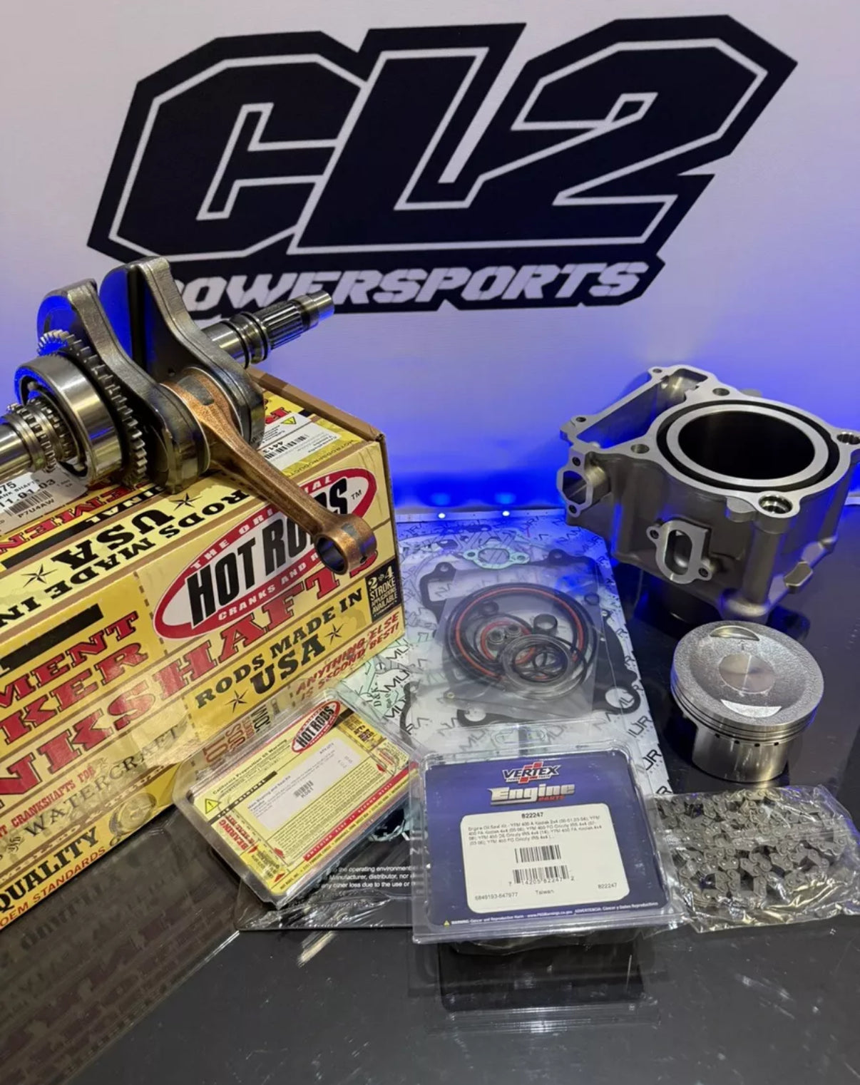 Yamaha Rhino 450 Engine Motor Rebuild Kit - Crankshaft Cylinder Piston