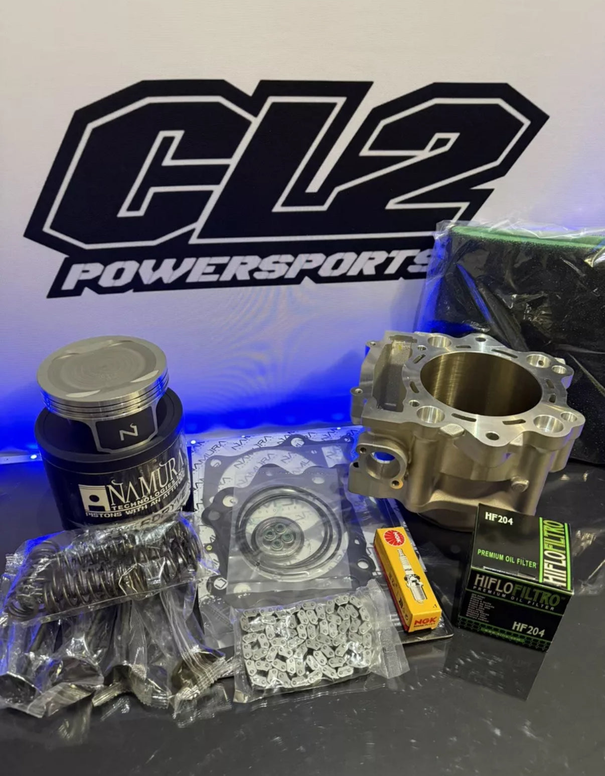 Yamaha Viking 700 Top End Rebuild Kit- Cylinder Piston Valves Chain