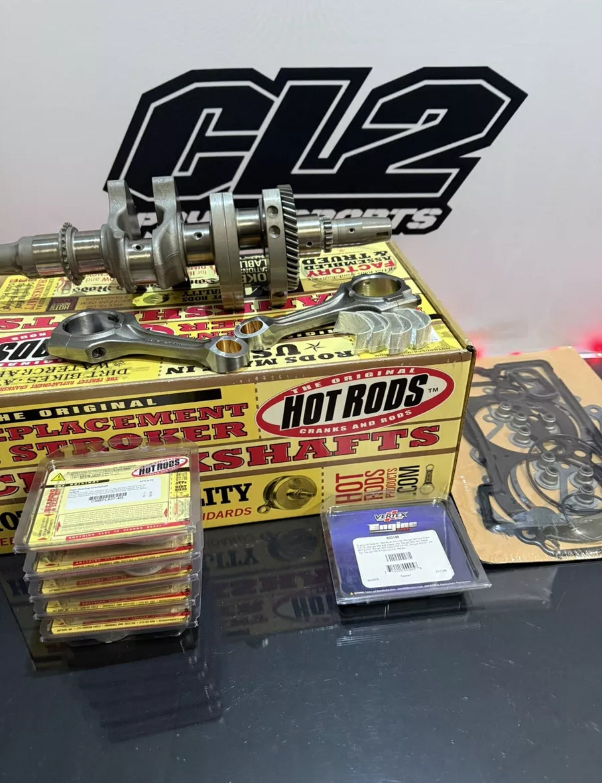 2015 Polaris RZR 900 Bottom End Rebuild Kit - Crankshaft Bearings Rods Gaskets