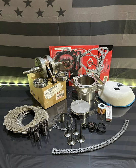 2019-2024 Suzuki RMZ 450 Complete Engine Motor Rebuild Kit + Transmission Bearings