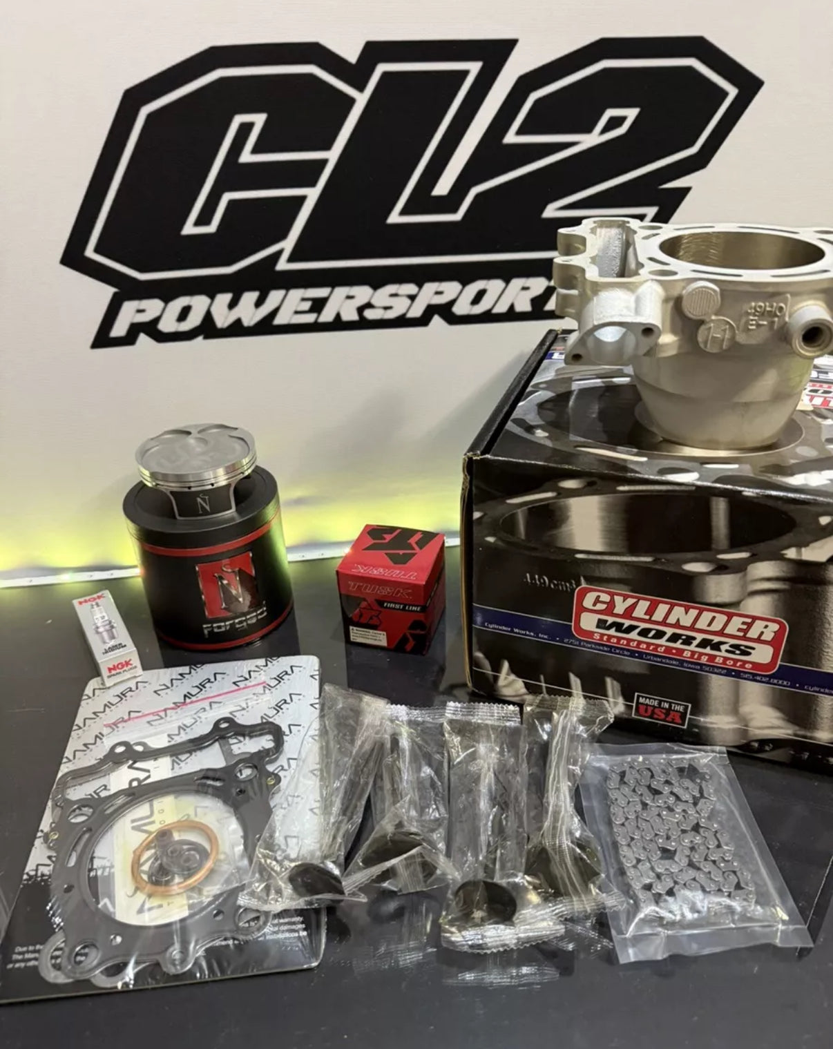 Suzuki 2010-2015 RMZ 250 Top End Rebuild Kit - Piston / Valves / Timing Chain