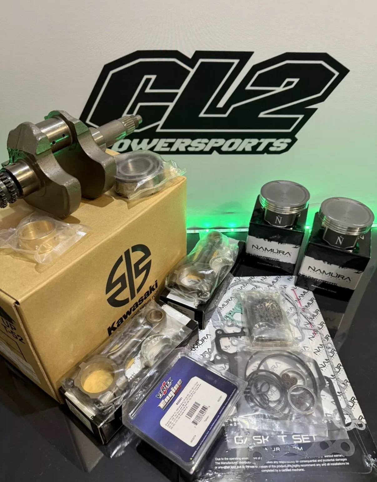 2014-2025 Kawasaki Teryx LE 4 800 Rebuild Kit - Crankshaft Pistons Bearings Gasket