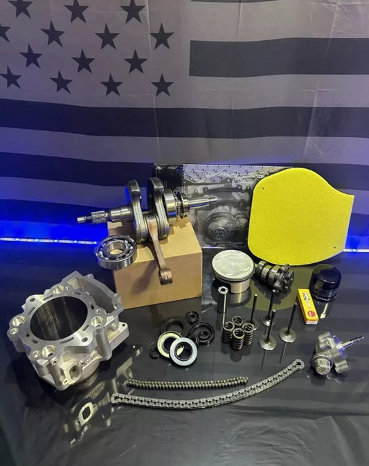 2014-2015 Yamaha Grizzly 700 Complete Engine Rebuild Kit ++ Transmission Bearings