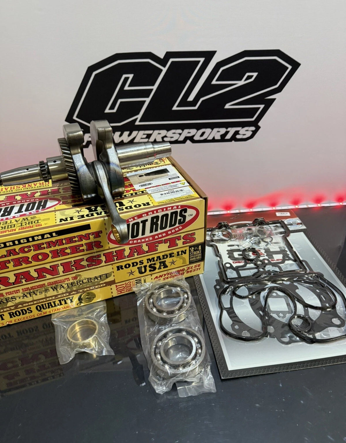 2021-2025 Polaris Sportsman 450 Bottom End Rebuild Kit - Crankshaft Bearings