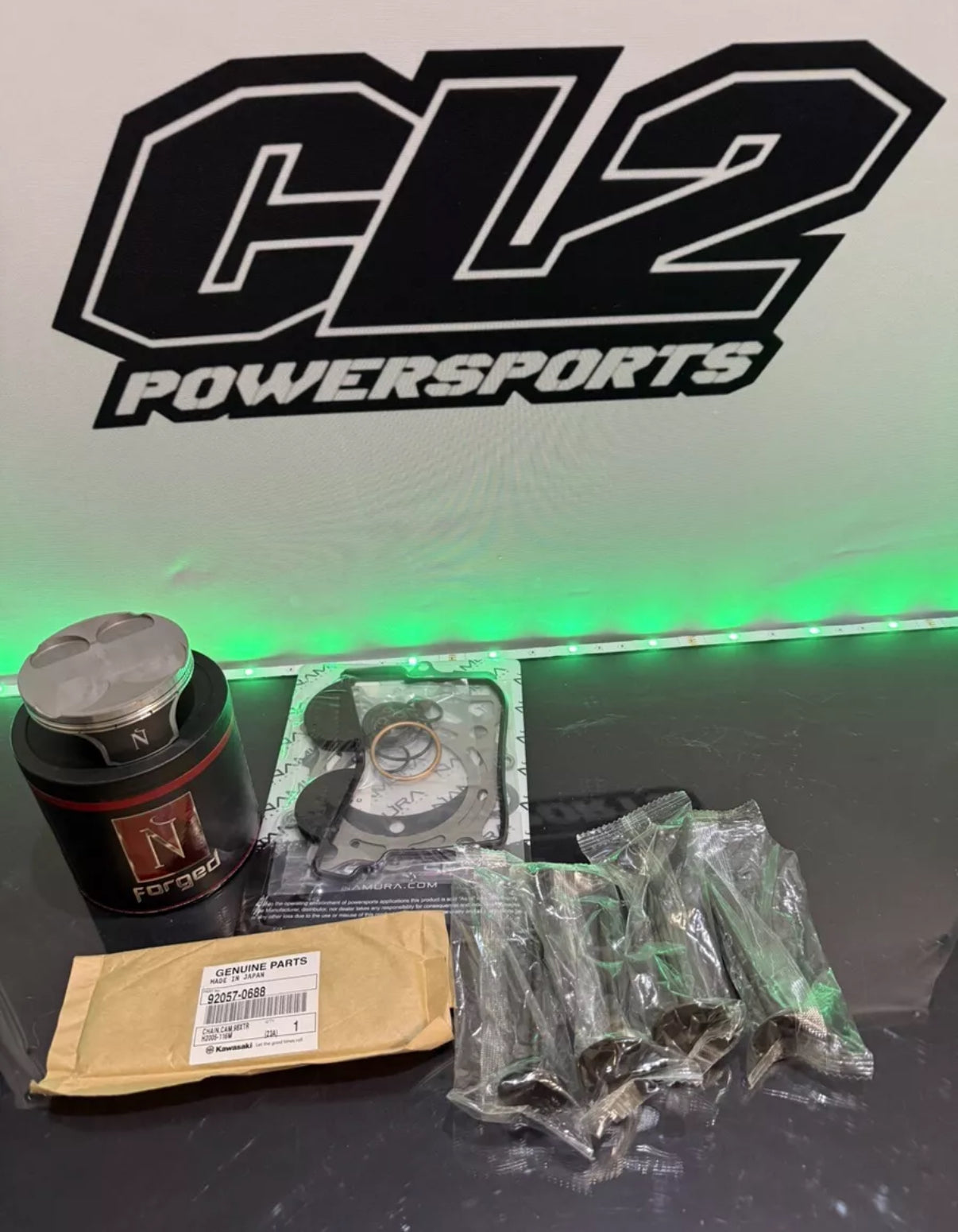 2017-2019 Kawasaki KX250F KX 250F - Piston / Valves / Timing Chain / Gaskets