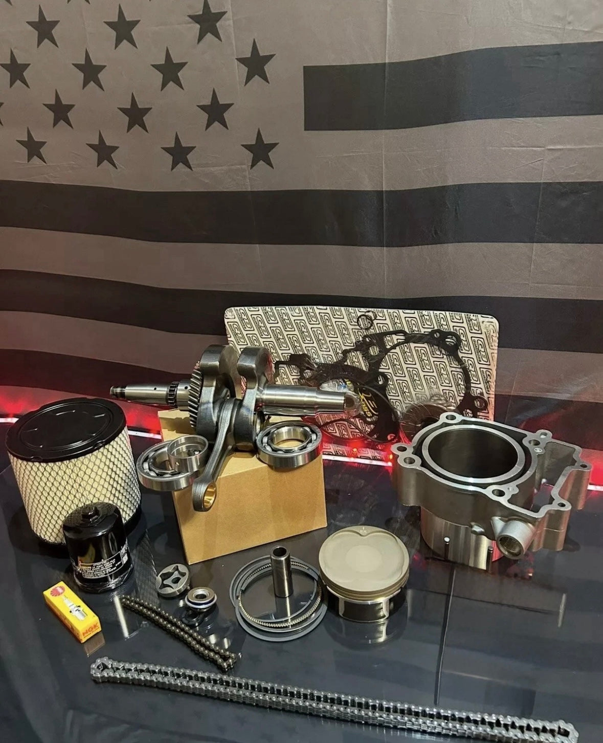 Polaris 2018-2019 Ace 570 Complete Engine Motor Rebuild Kit Without Valves