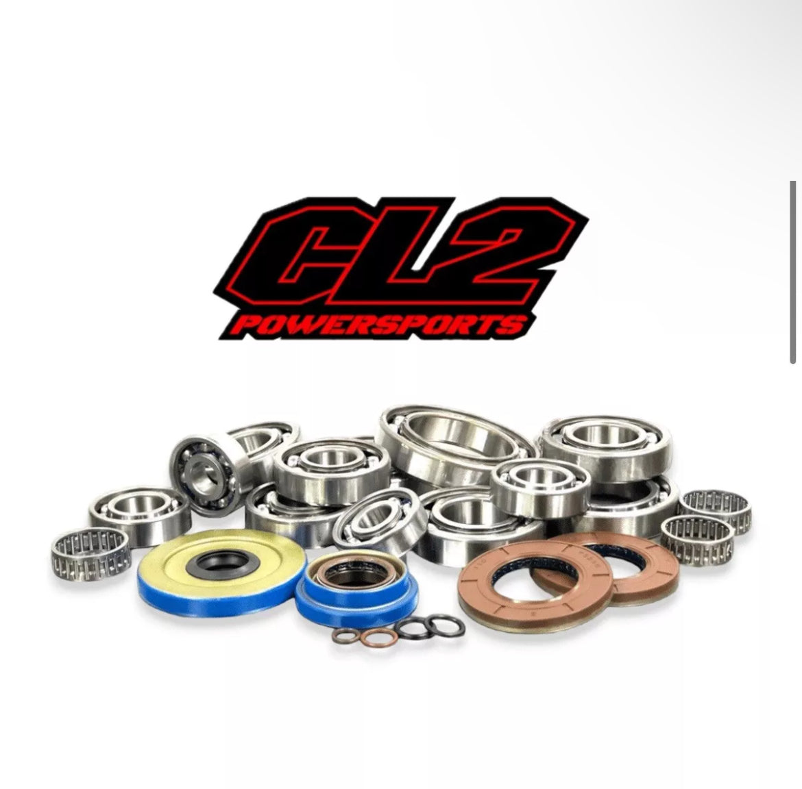 Honda 16-17 CRF250R Complete Engine Motor Rebuild Kit + Transmission Bearings