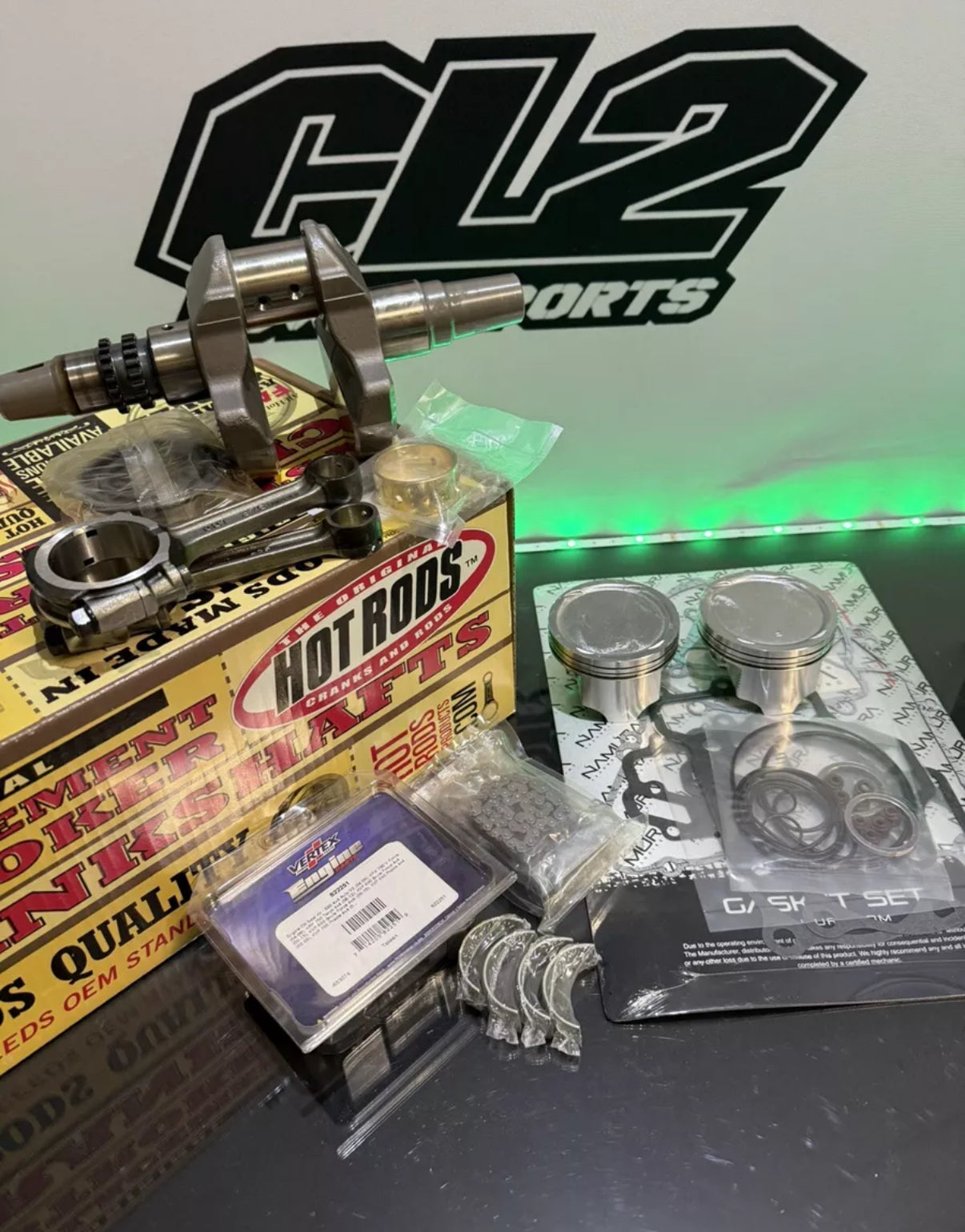 2015-2024 Kawasaki Brute Force 750 Rebuild Kit- Crankshaft, Pistons, Gaskets