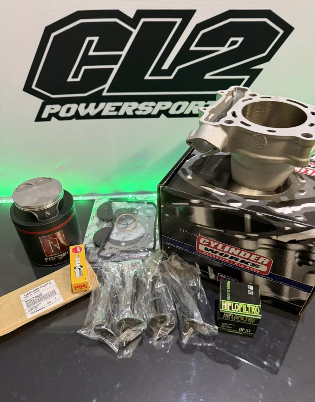 2017-2019 Kawasaki KX250F Top End Engine Motor Rebuild Kit KX 250 250F