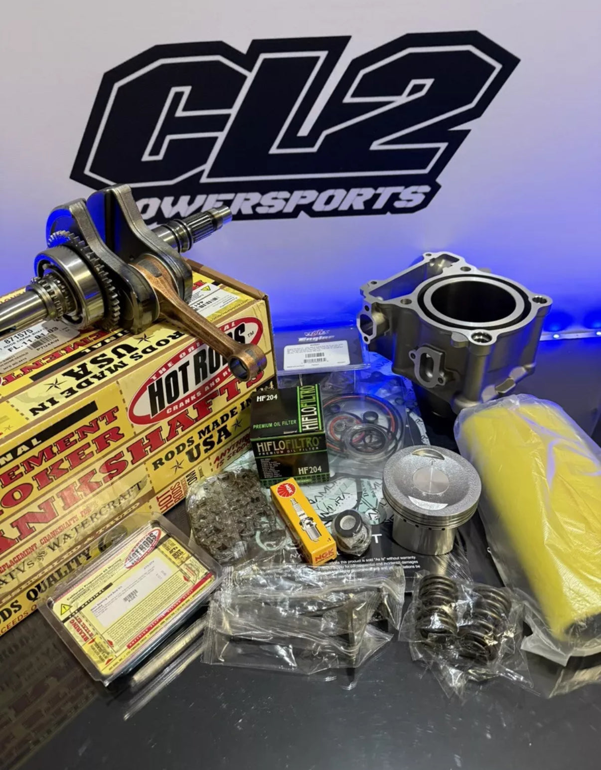 Yamaha Grizzly Kodiak Wolverine 450 Engine Motor Complete Rebuild Kit