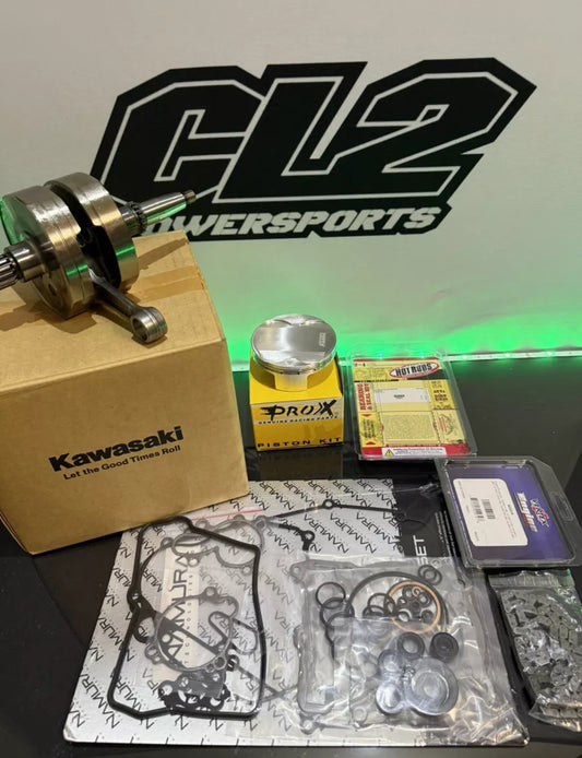 2016-2018 Kawasaki KX450F Engine Motor Rebuild Kit - Crankshaft Piston Bearings Gasket