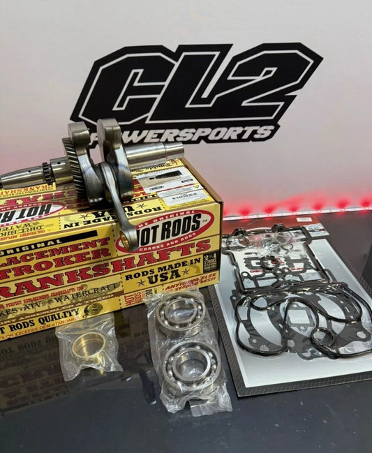 2017-2019 Polaris Ace 500 Bottom End Rebuild Kit - Crankshaft Bearings Gaskets