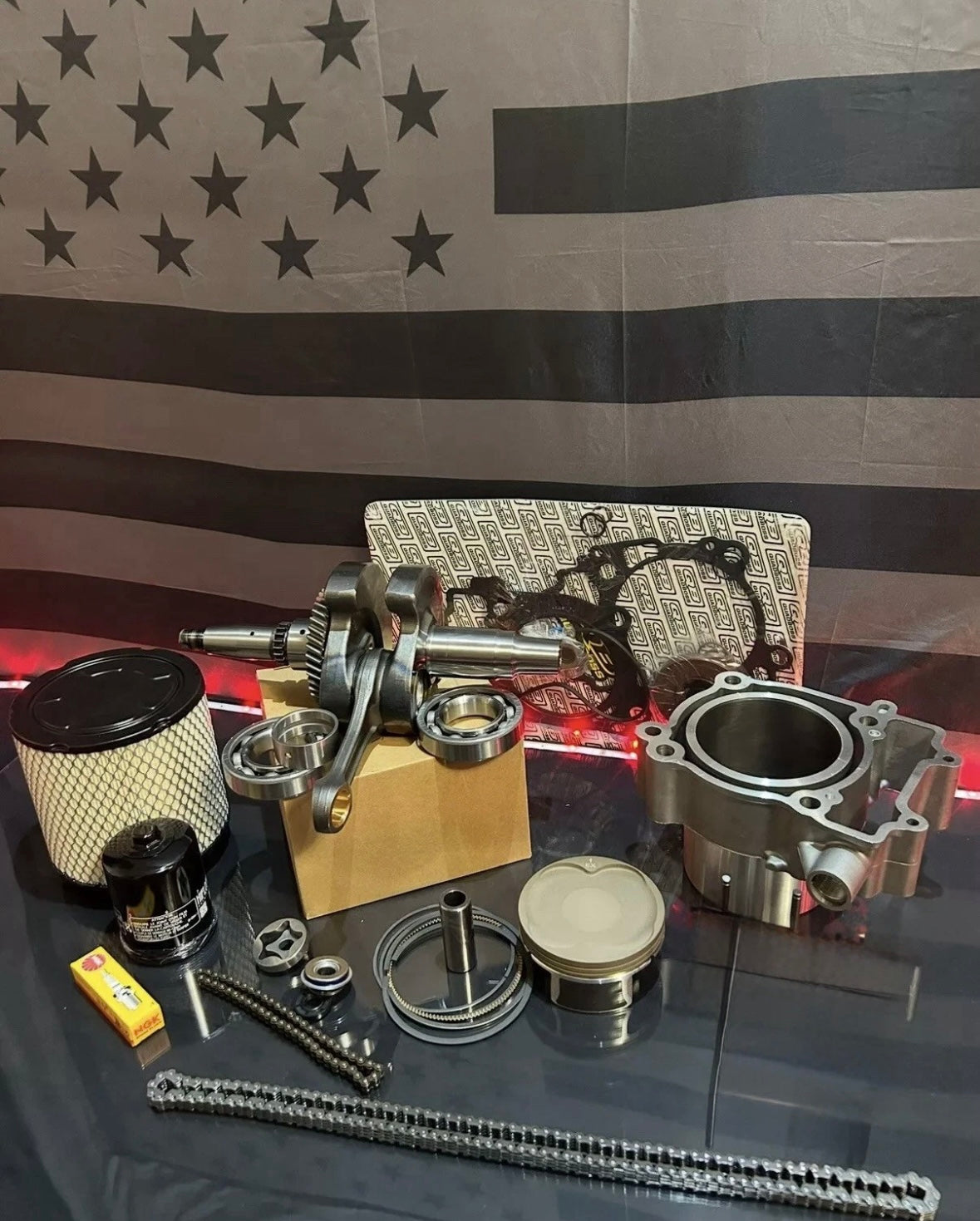 Polaris 2015-2016 Ace 570 Complete Engine Rebuild Kit Without Valves