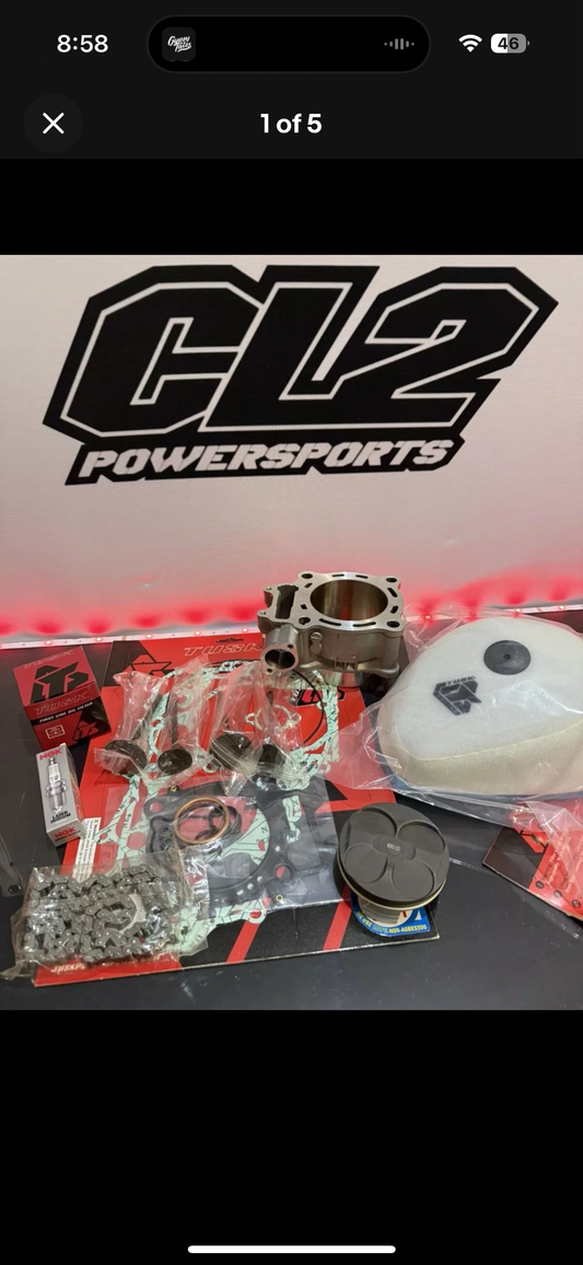 2005-2017 Honda CRF450X CRF 450X Top End Rebuild Kit- Cylinder / Piston / Valves