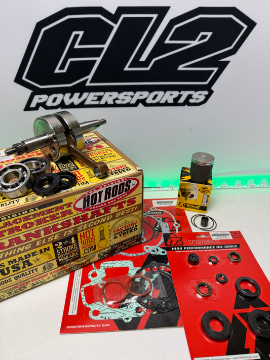 2006-2024 Kawasaki KX 65 Engine Motor Rebuild Kit - Crankshaft Piston Bearings Gaskets