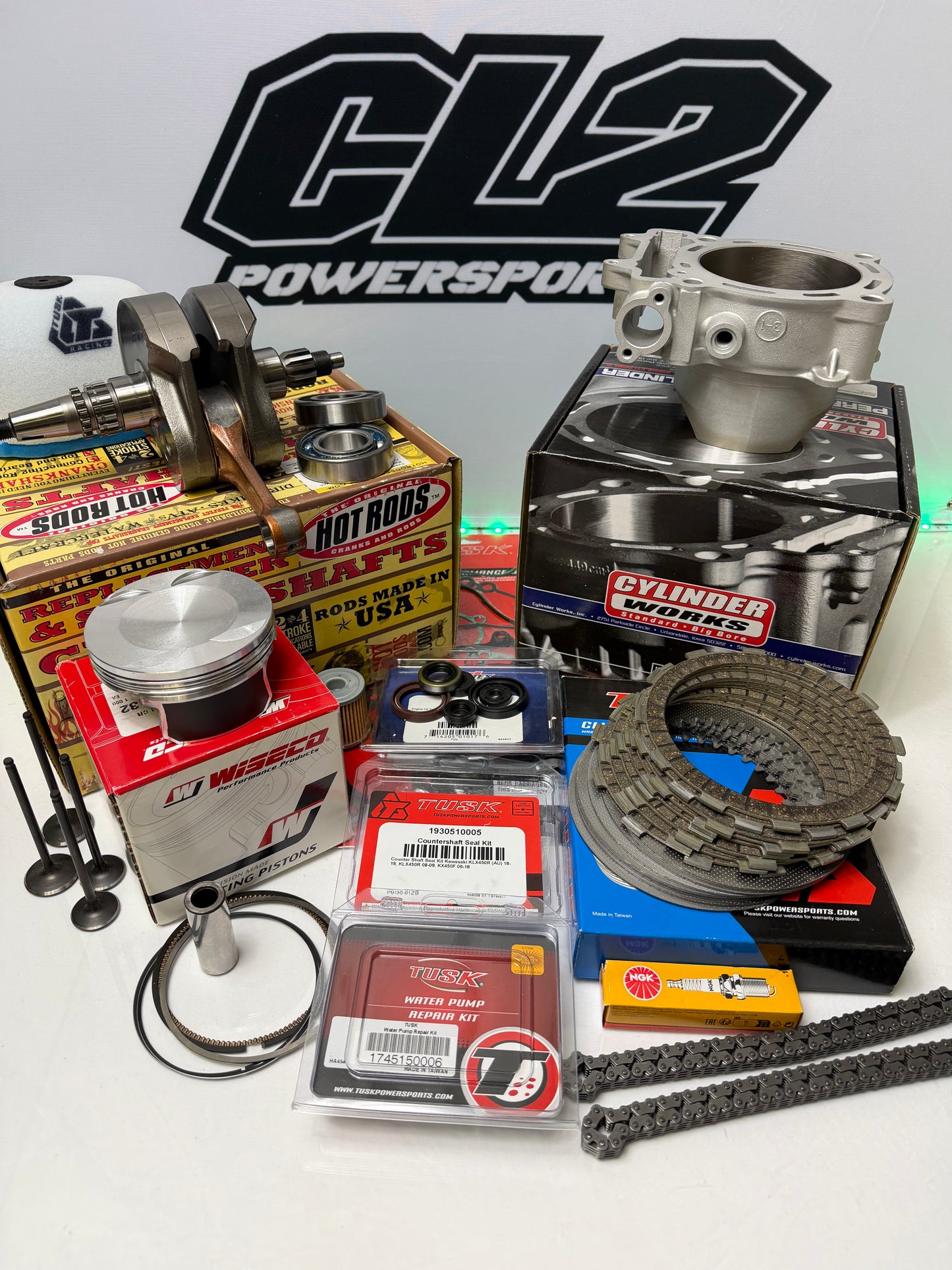 2015 Kawasaki KX 450 Complete Engine Motor Rebuild Kit KX450F KX 450F