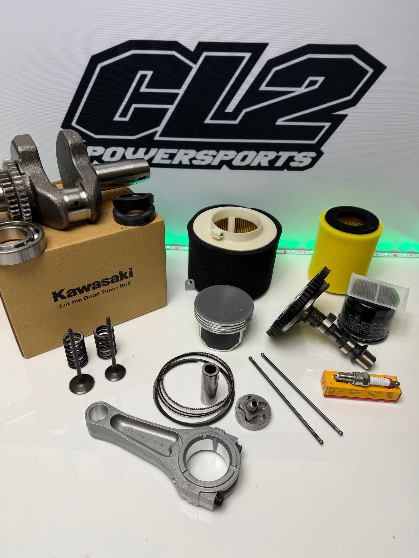 Kawasaki Mule KAF400 Complete Engine Motor Rebuild Kit - 600 610 SX