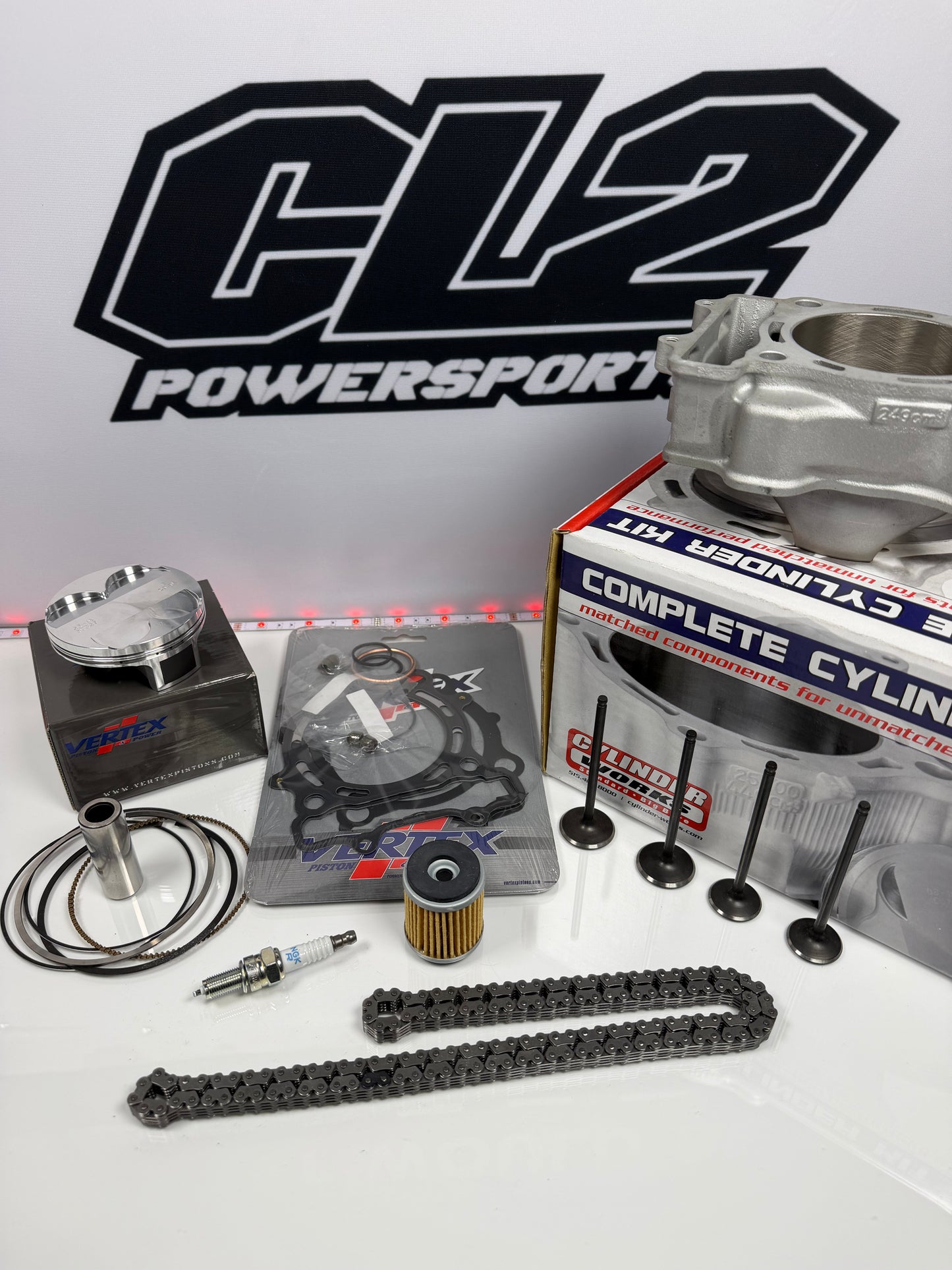 2018-2019 Honda CRF250R CRF 250R Top End Kit - Cylinder Piston Valves -BIG BORE 270cc