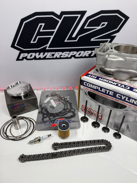 2022-2024 Honda CRF250R CRF 250R  Top End Rebuild Kit - Cylinder Piston Valves - BIG BORE 270cc